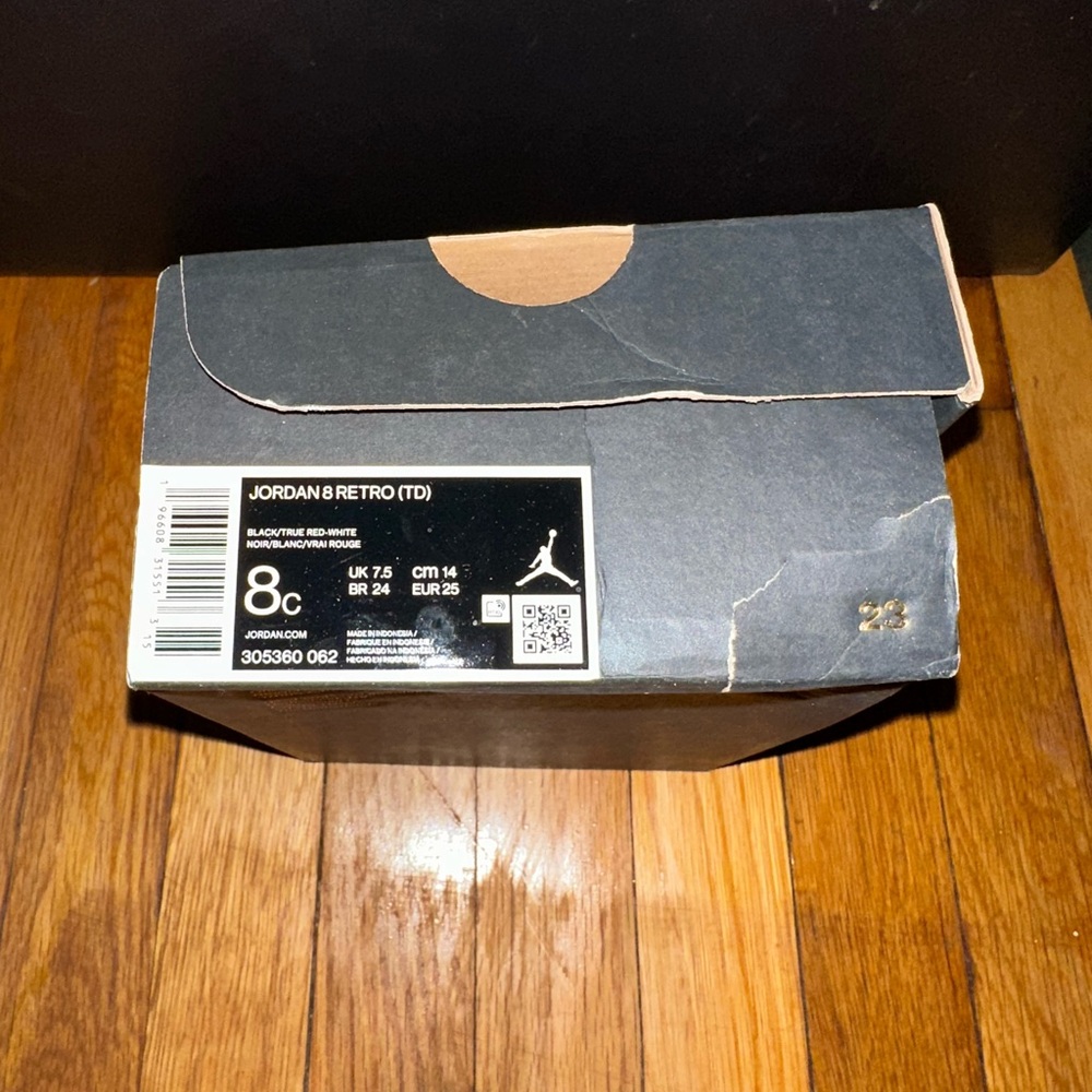 Air Jordan 8 TD PlayOffs Worn Size 8c